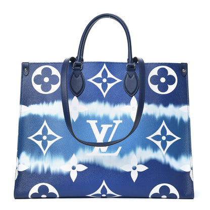 Louis Vuitton Monogram Escale Onthego GM Blue 1 of 12