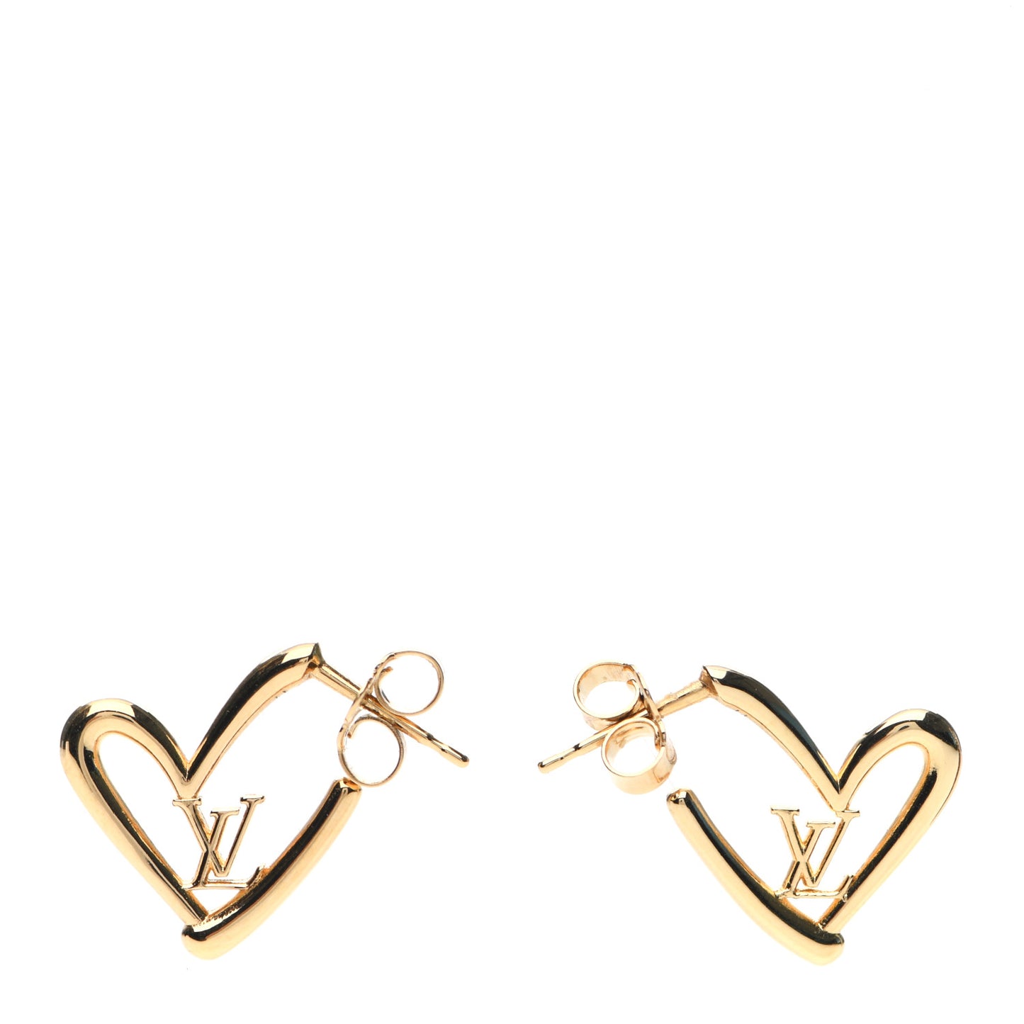 Fall In Love Heart Earrings PM Gold