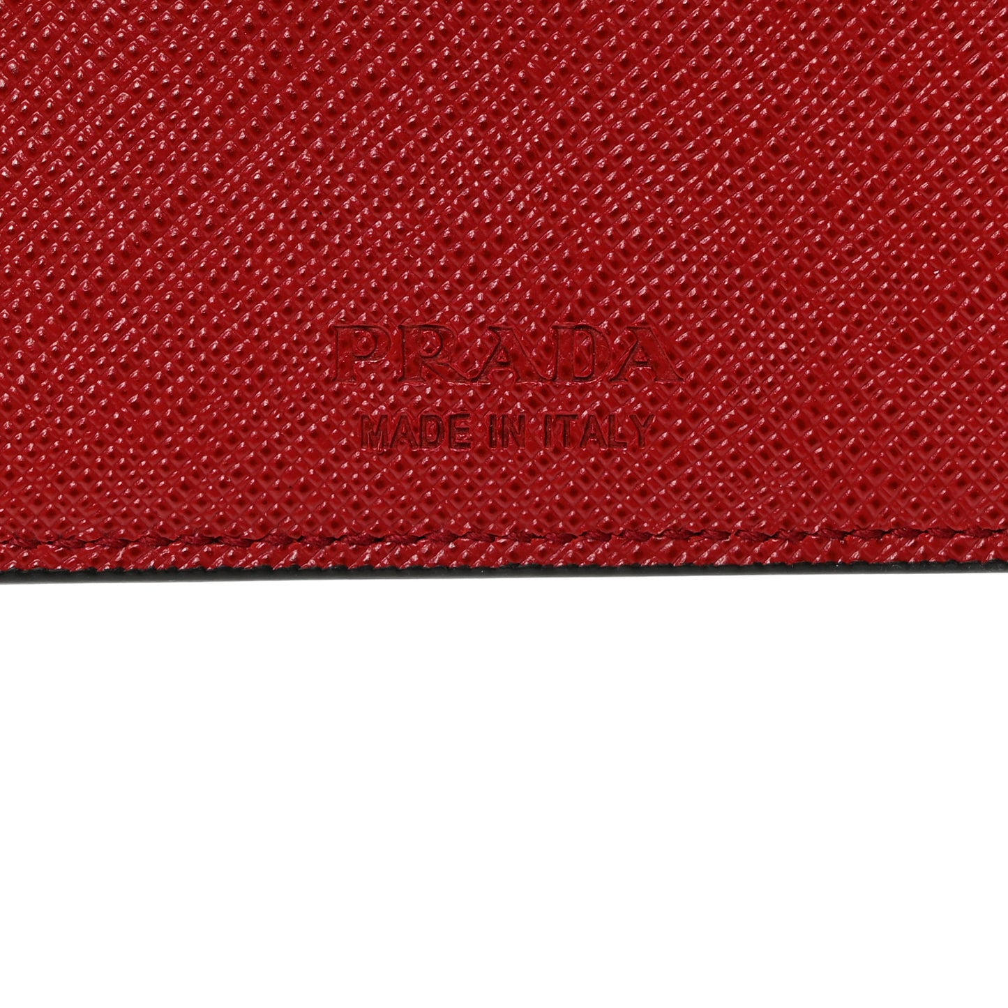 Saffiano Bi-Fold Wallet Black Fuoco