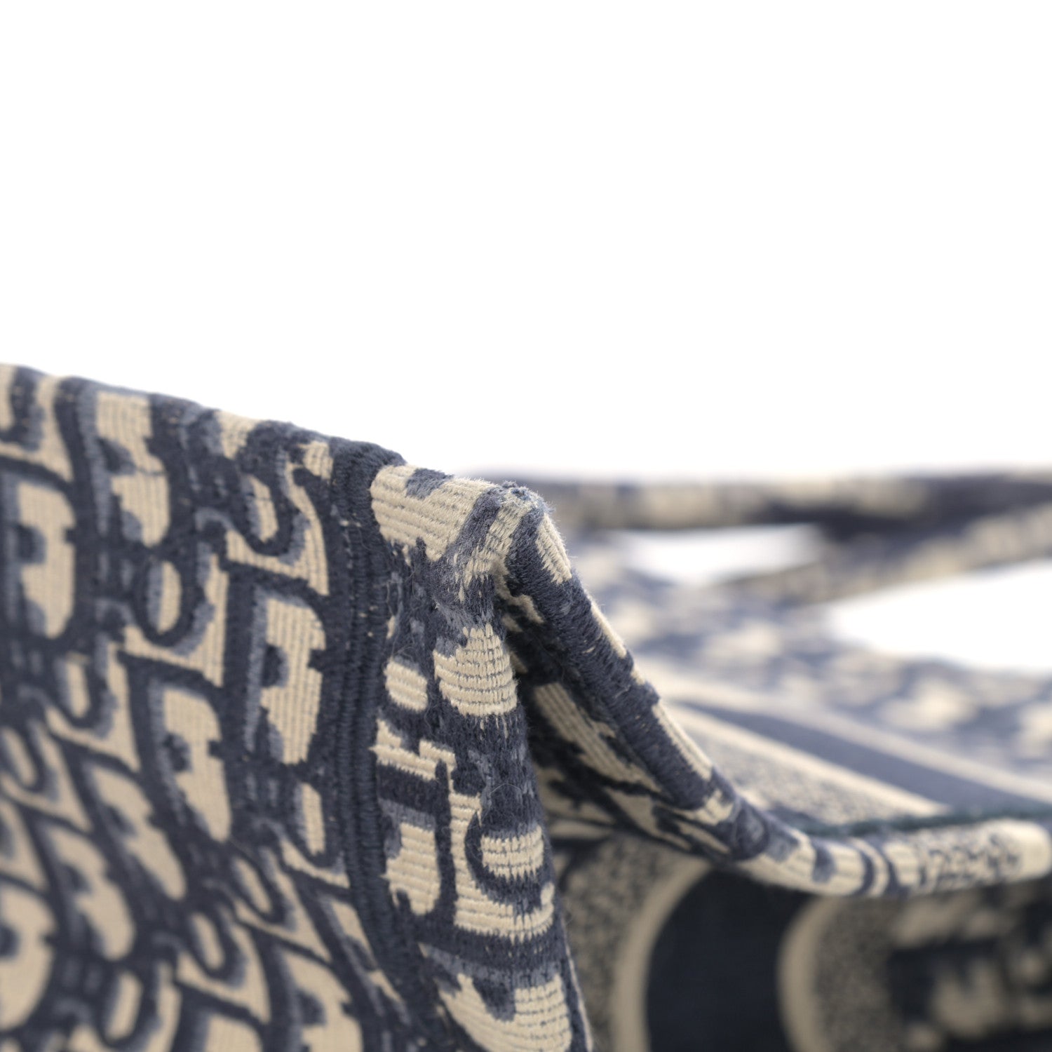 Christian Dior Oblique Medium Book Tote Blue Multicolor 5 of 12