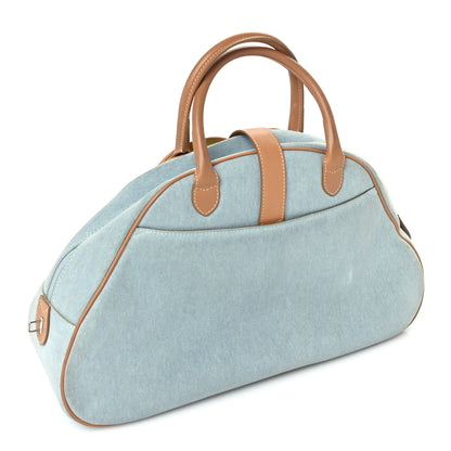 Christian Dior Denim Saddle Bowler Blue 2 of 8