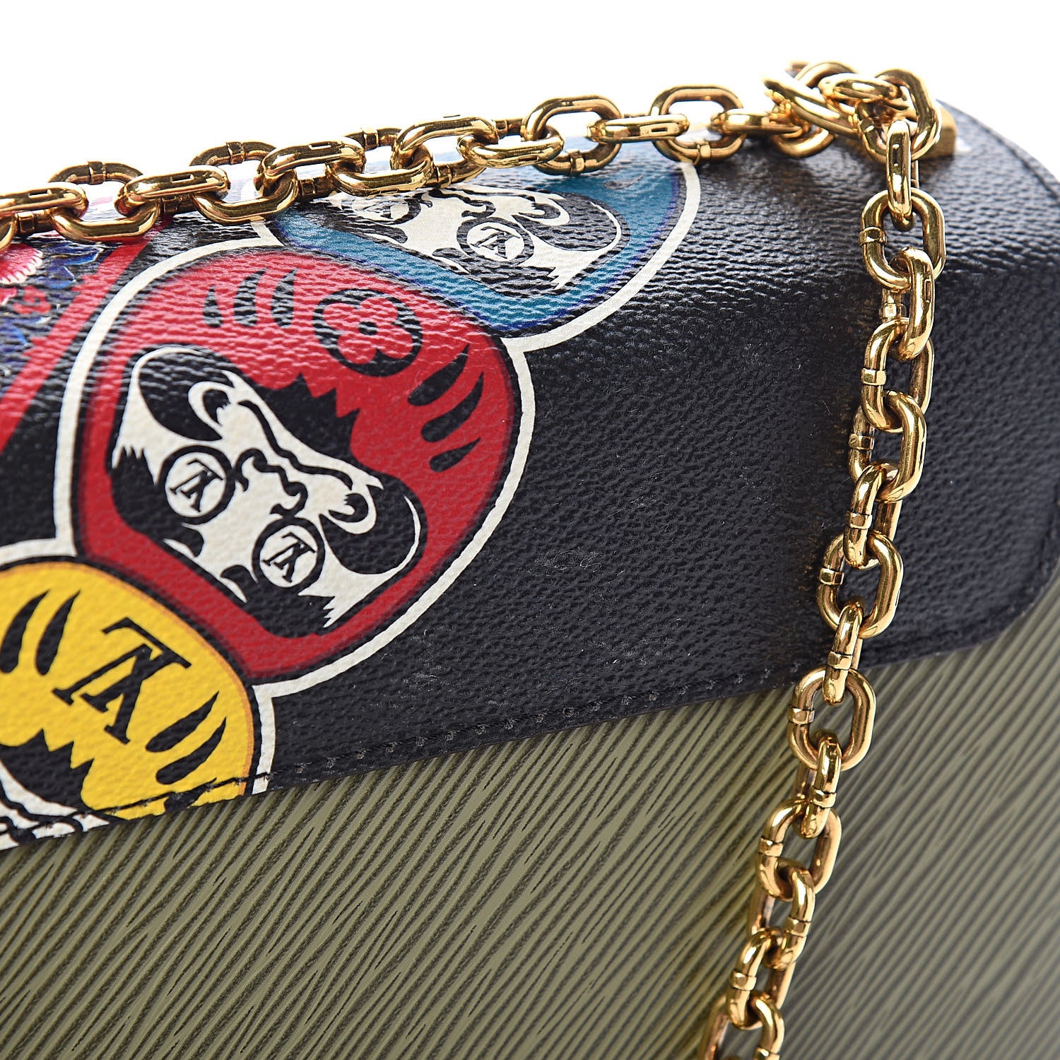 Louis Vuitton Epi Monogram Kabuki Twist Shoulder Bag MM Green 9 of 11