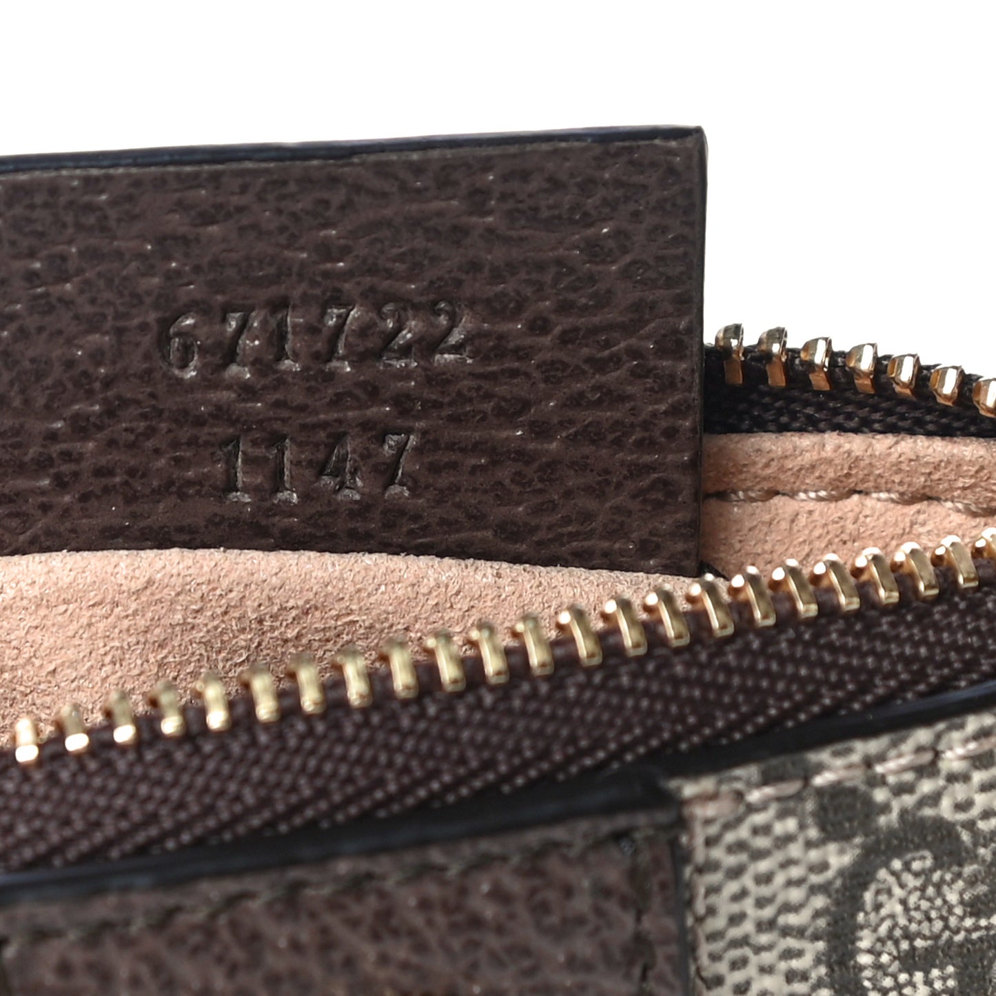 GG Supreme Monogram Web Ophidia Key Case Beige New Acero