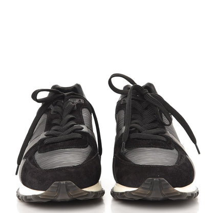 Louis Vuitton Epi Suede Run Away Sneakers 38.5 Black 3 of 9
