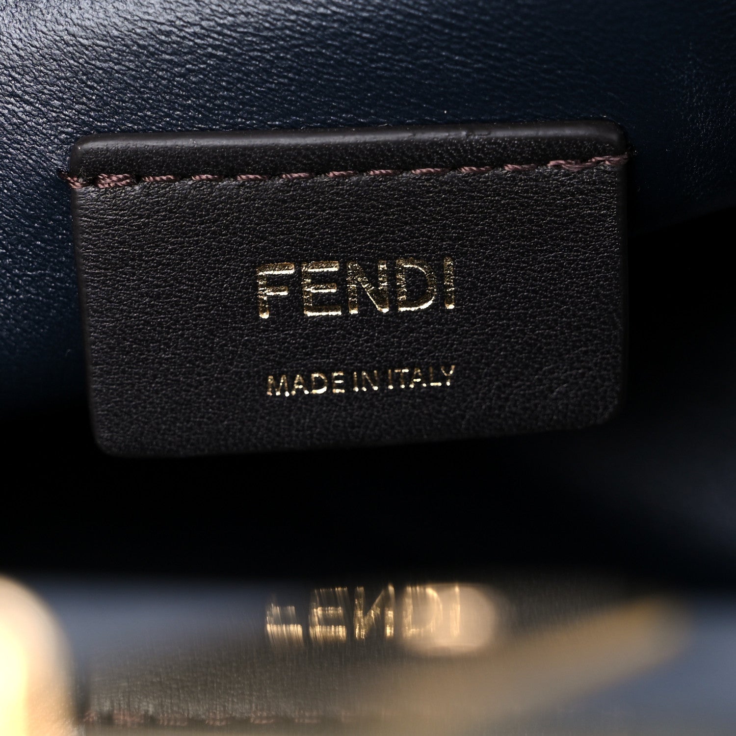 Fendi Mink Nappa Medium Fendi First Blue Black 7 of 10