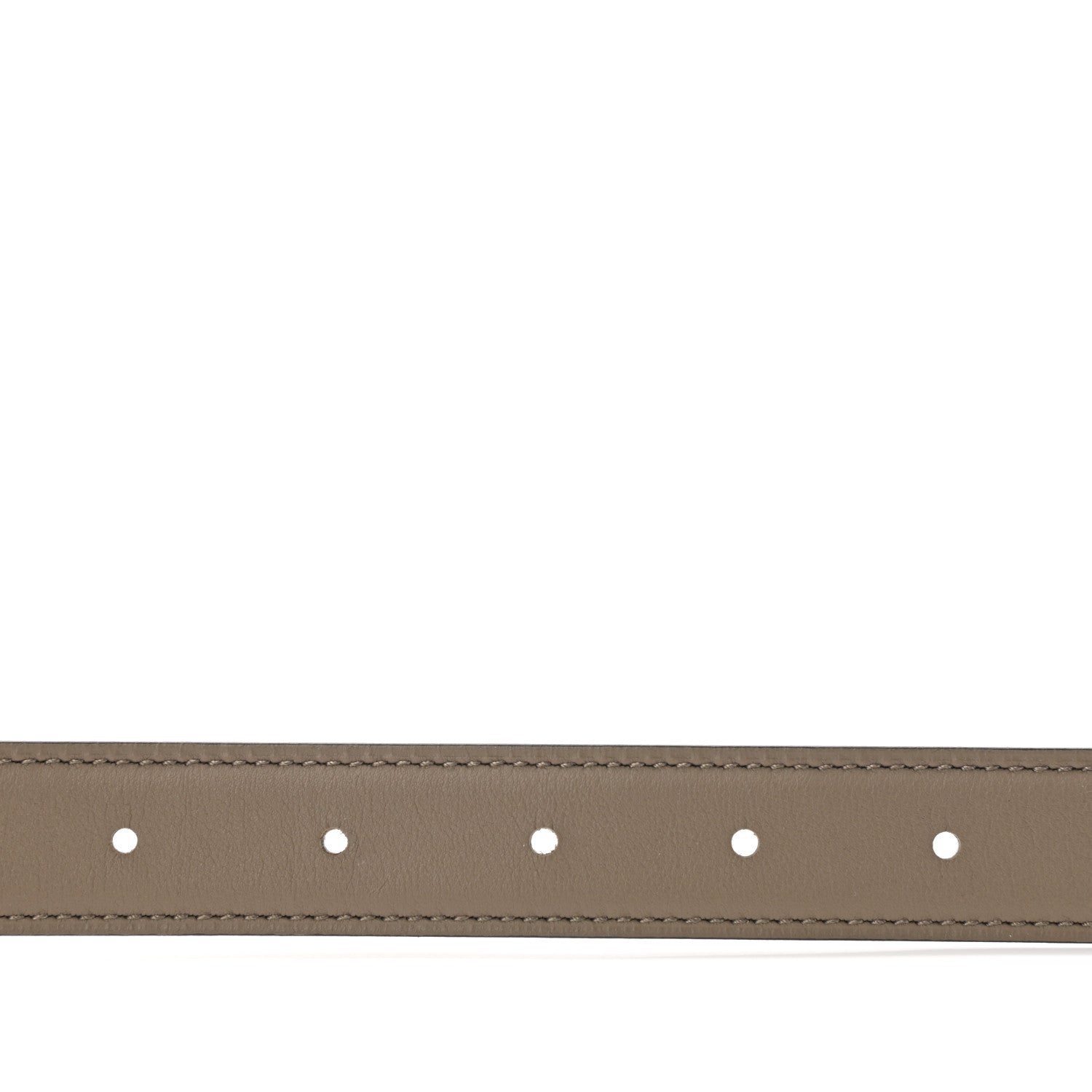 Hermes Epsom Swift 24mm Mini H Belt 85 34 Etoupe White 5 of 7