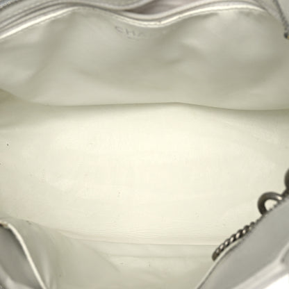 Chanel Caviar Quilted Medallion Tote White 5 of 12