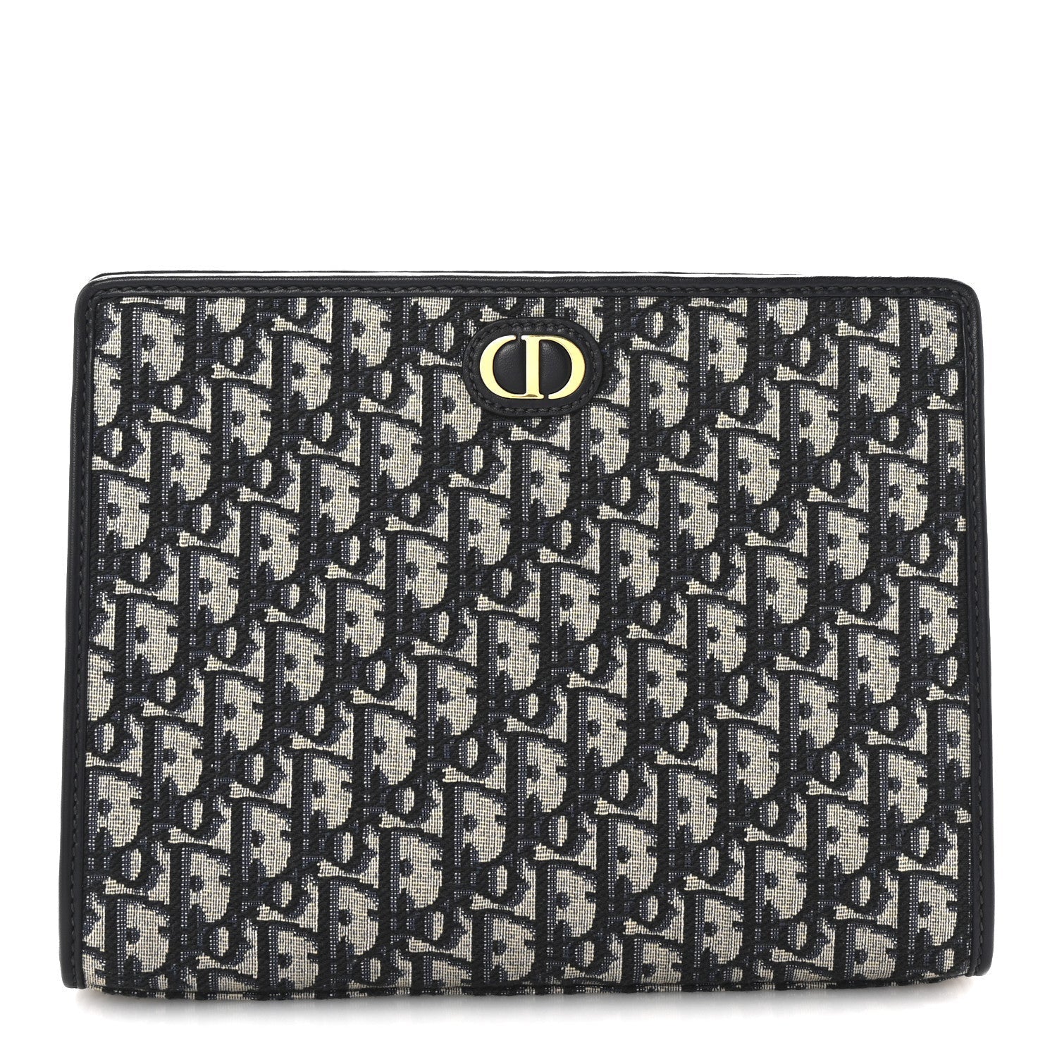Christian Dior Oblique 30 Montaigne Pouch Blue 1 of 6