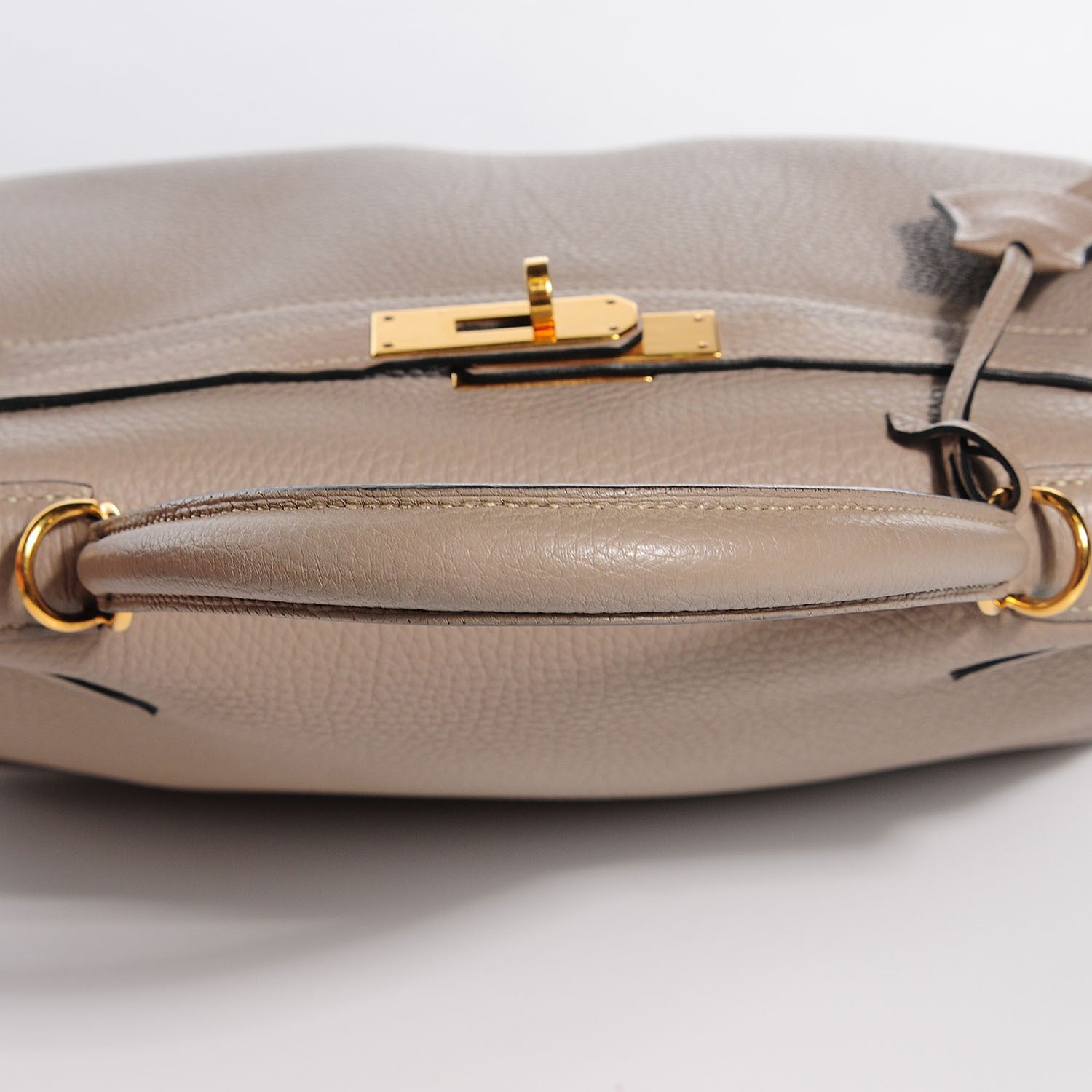 Hermes Taurillon Clemence Kelly Retourne 28 Gris Tourterelle 7 of 26