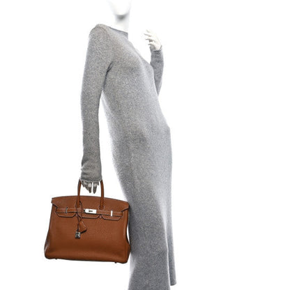 Hermes Togo Birkin 35 Gold 2 of 7