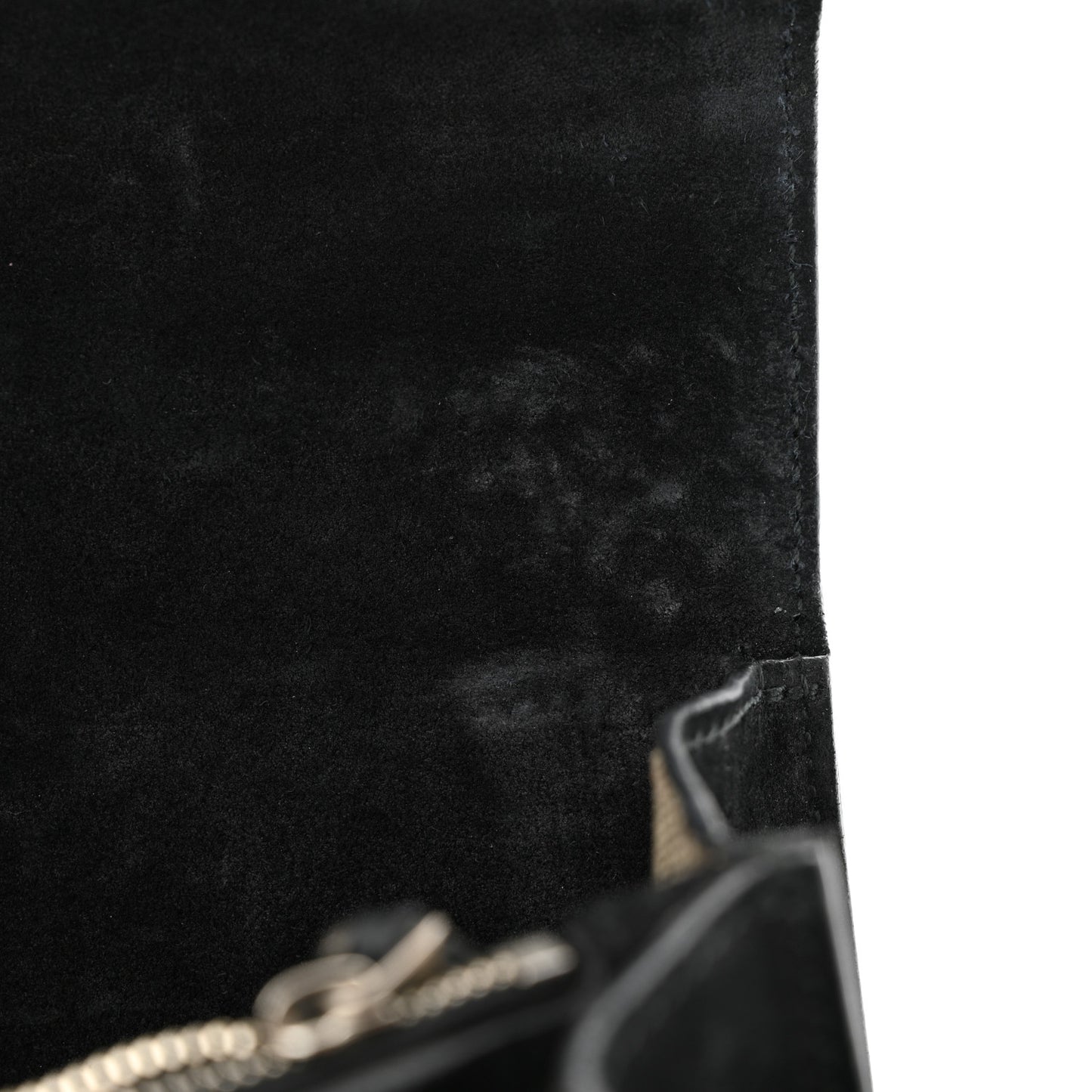 GG Supreme Monogram Small Dionysus Shoulder Bag Black