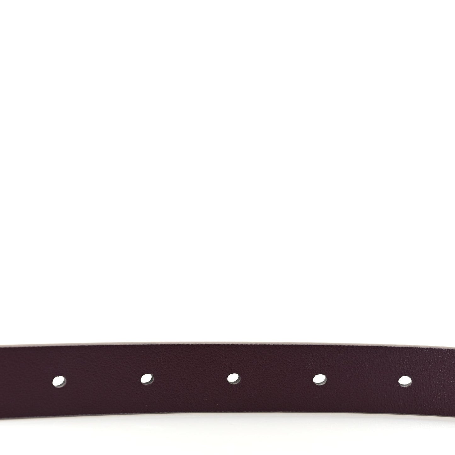 Calfskin Reversible Saddle Belt 75 30 Mauve Purple