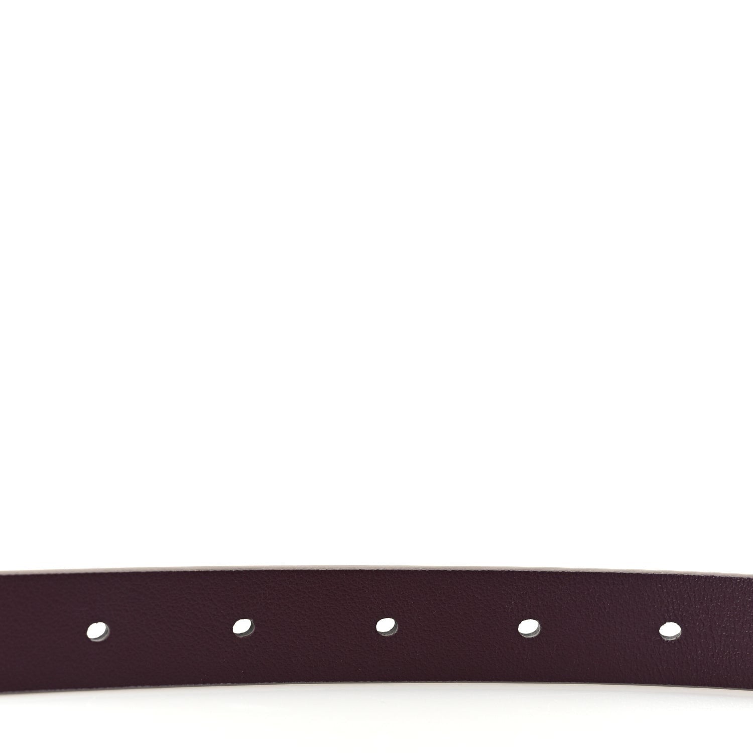 Christian Dior Calfskin Reversible Saddle Belt 75 30 Mauve Purple 3 of 5