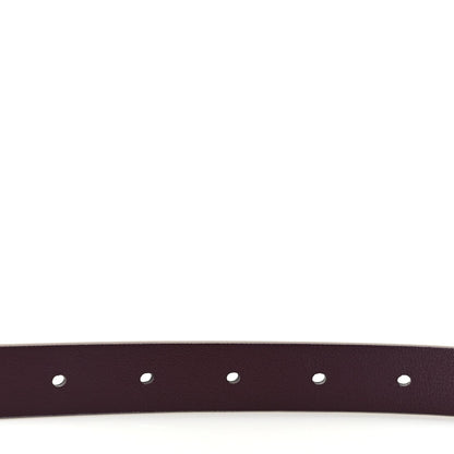 Christian Dior Calfskin Reversible Saddle Belt 75 30 Mauve Purple 3 of 5