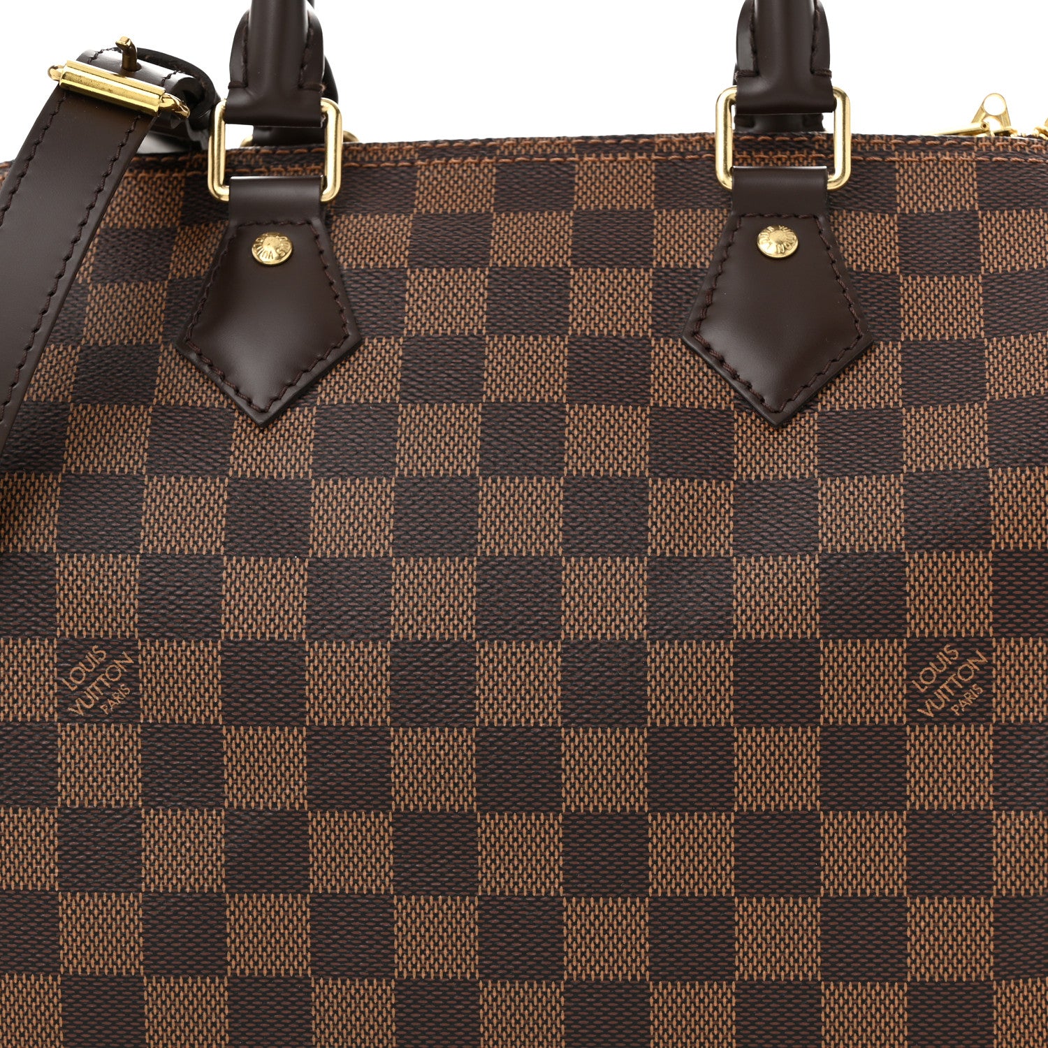 Louis Vuitton Damier Ebene Speedy Bandouliere 25 8 of 10