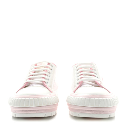Louis Vuitton Canvas LV Squad Sneakers 38 White Pink 2 of 10