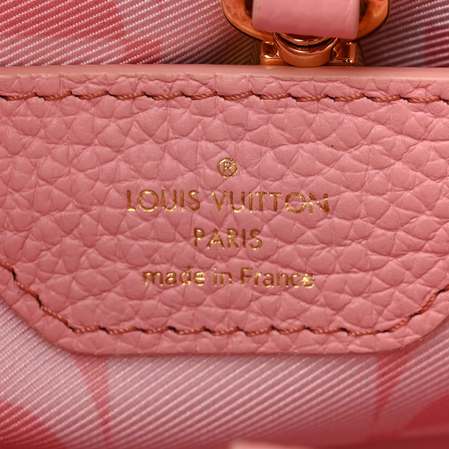 Taurillon Capucines BB Black Pink