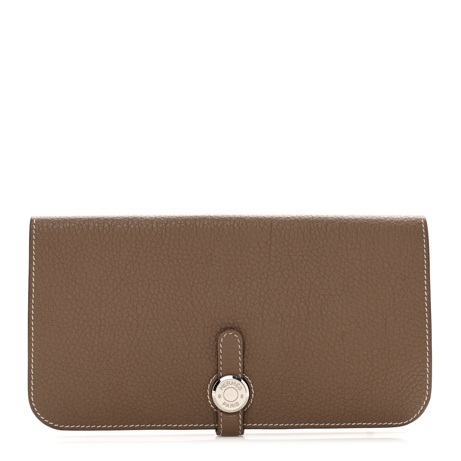 Hermes Togo Dogon Recto Verso Wallet Etoupe 1 of 7