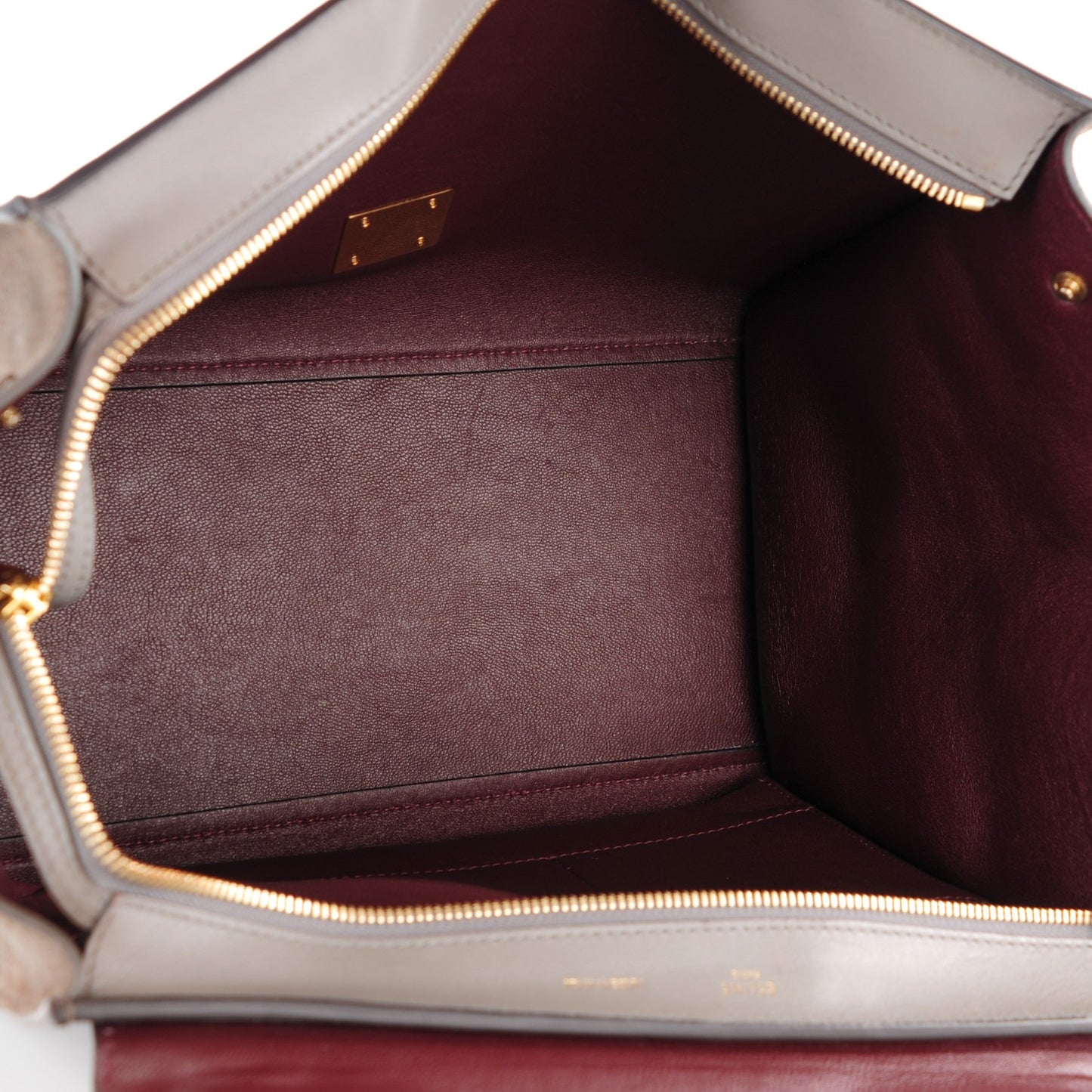 Crocodile Embossed Nubuck Medium Trapeze Grey