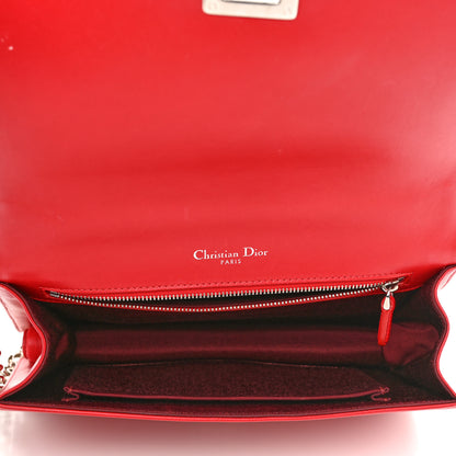 Christian Dior Lambskin Medium Diorama Flap Bag Red 5 of 11