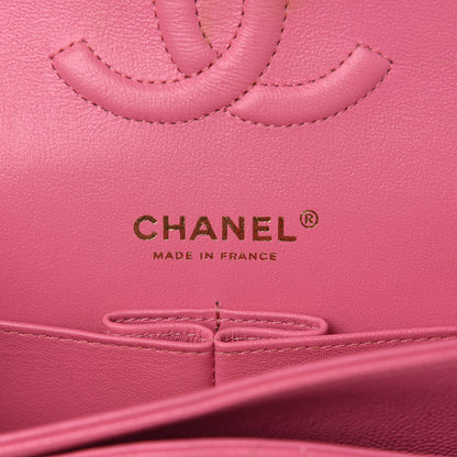 Chanel Caviar Quilted Medium Double Flap Pink 8 of 16