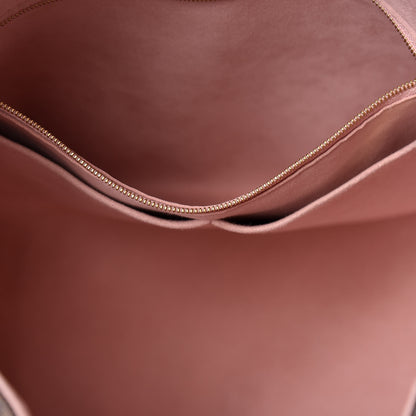 Louis Vuitton Damier Ebene Caissa Hobo Rose Ballerine 10 of 11