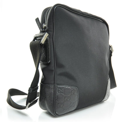 Gucci Guccissima Trim Messenger Bag Black 3 of 8