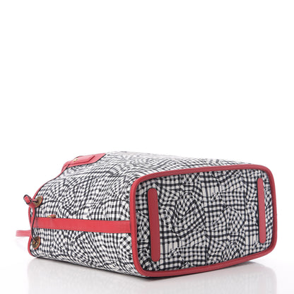 MCM Visetos Medium Liz Reversible Shopper Tote Ruby Red 11 of 14