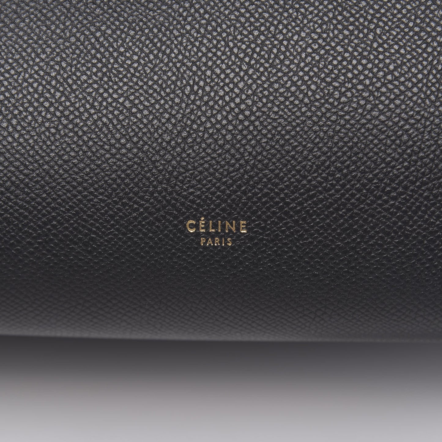 Grained Calfskin Small Belt Bag Black