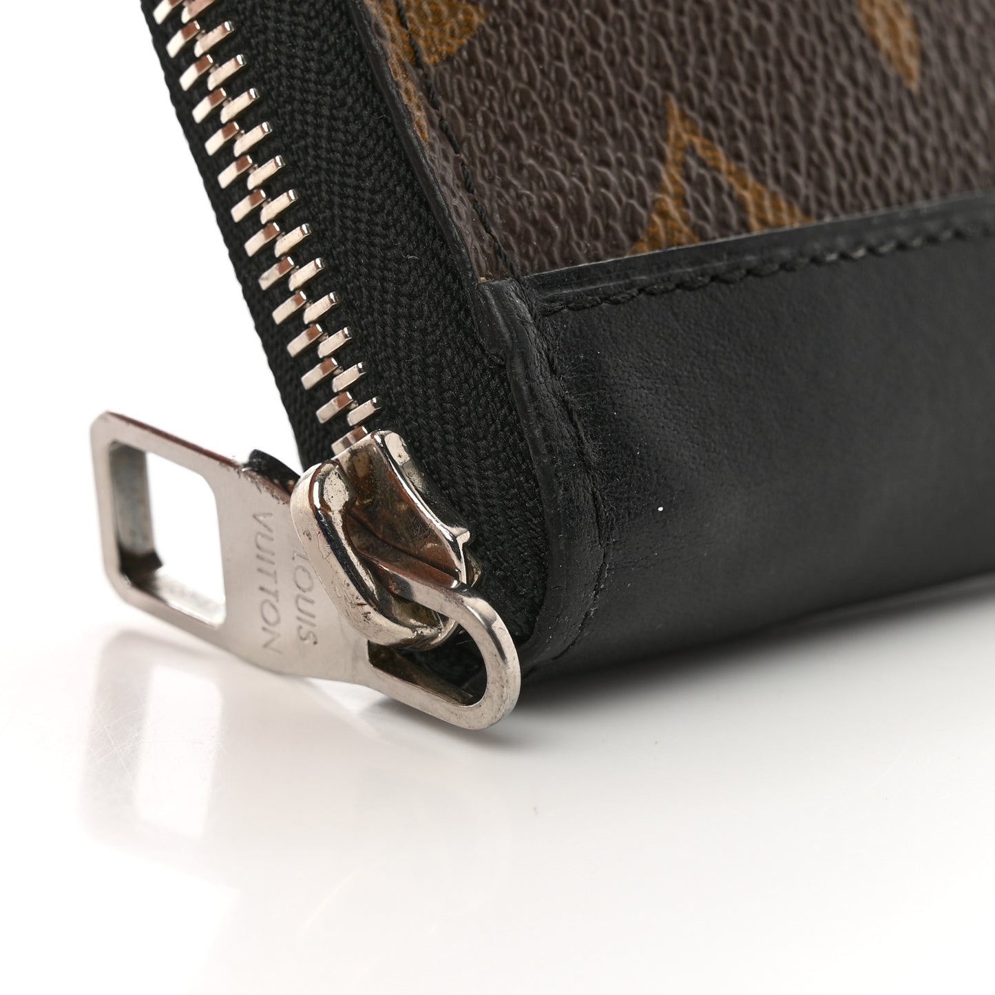 Monogram Macassar Vertical Zippy Wallet