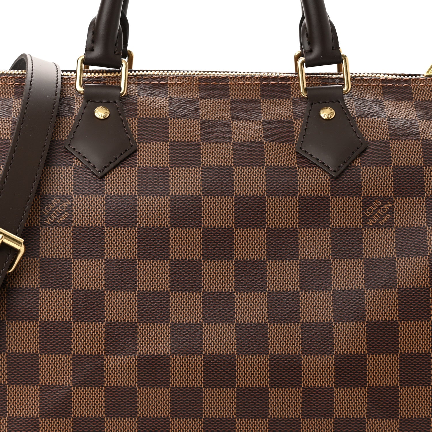 Louis Vuitton Damier Ebene Speedy Bandouliere 30 8 of 11