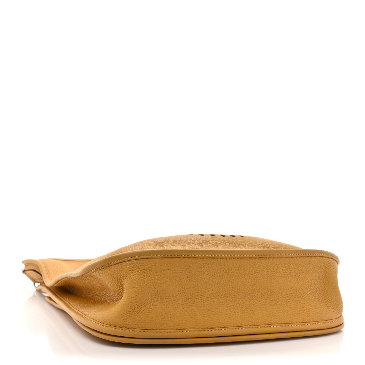 Hermes Taurillon Clemence Amazone Evelyne II GM Curry 4 of 18