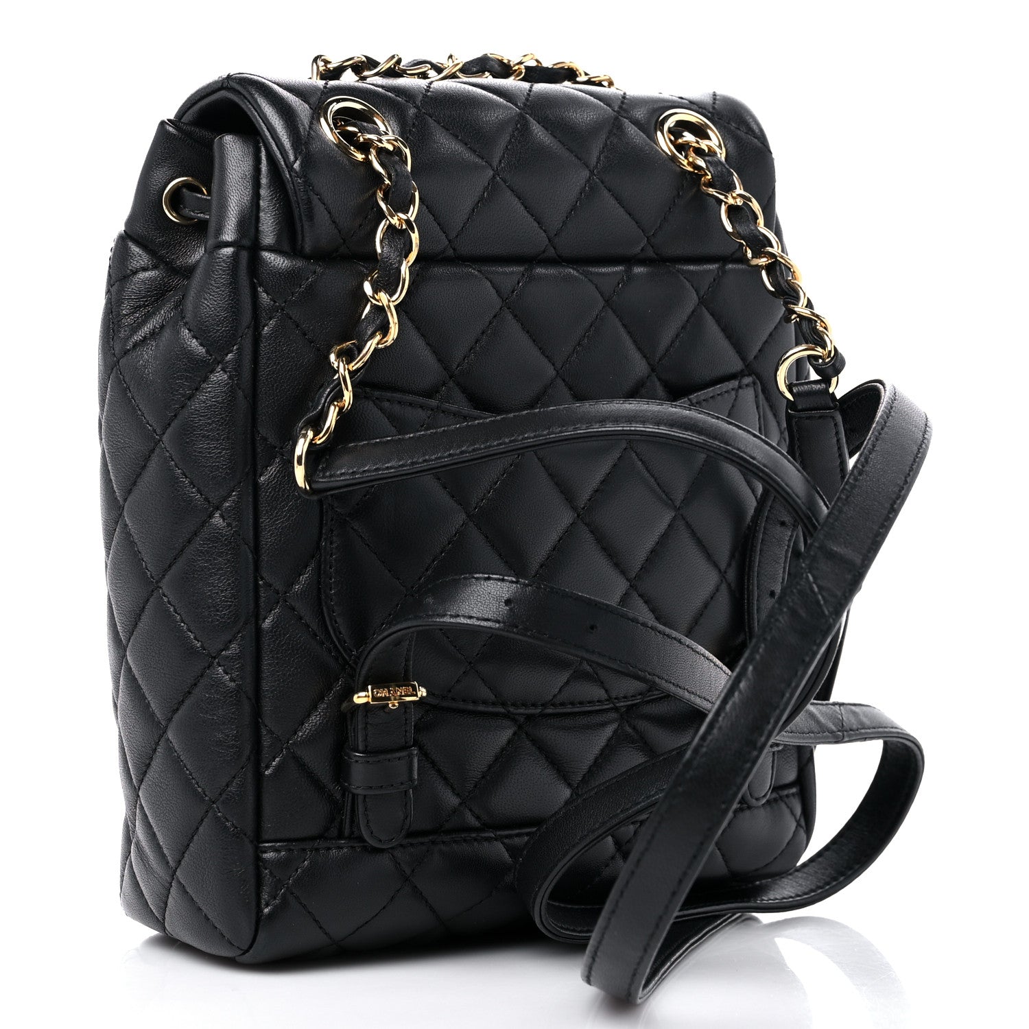 Chanel Lambskin Quilted Small Urban Spirit Backpack Black 3 of 10