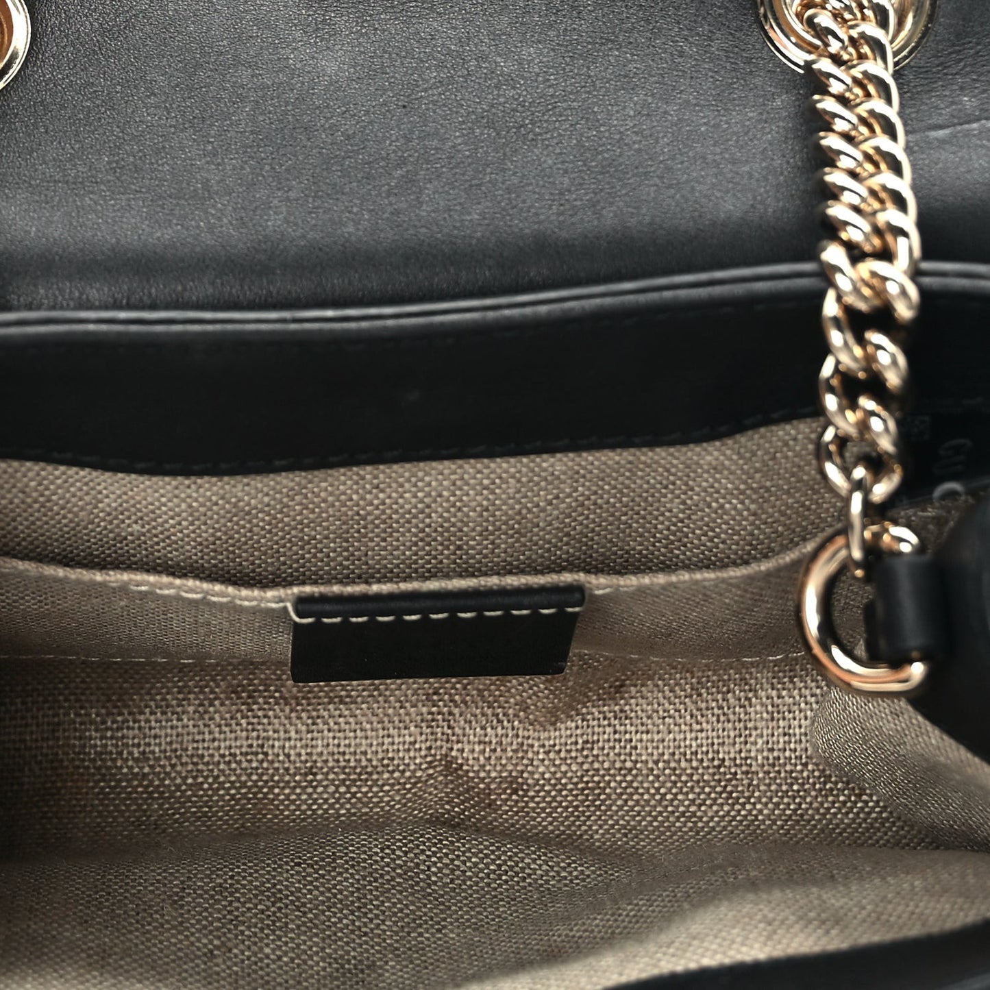 Microguccissima Mini Emily Shoulder Bag Black