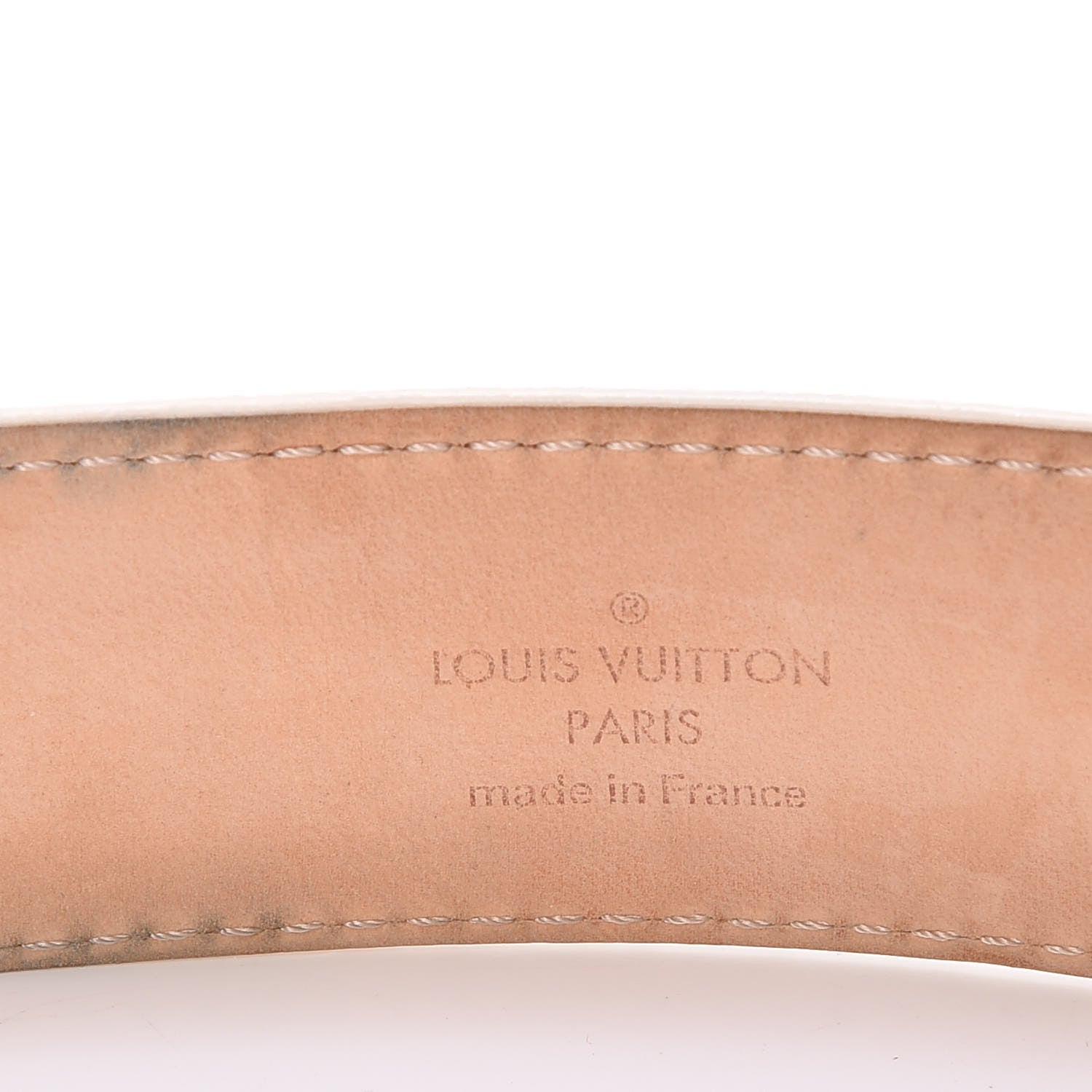 Louis Vuitton Damier Azur Voyage Belt 95 38 4 of 11