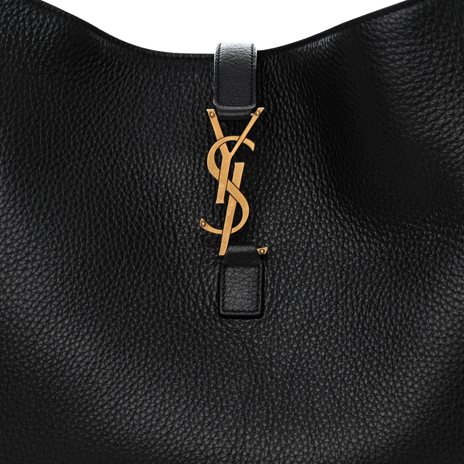 Saint Laurent Grained Deerskin Bea Tote Black 8 of 10