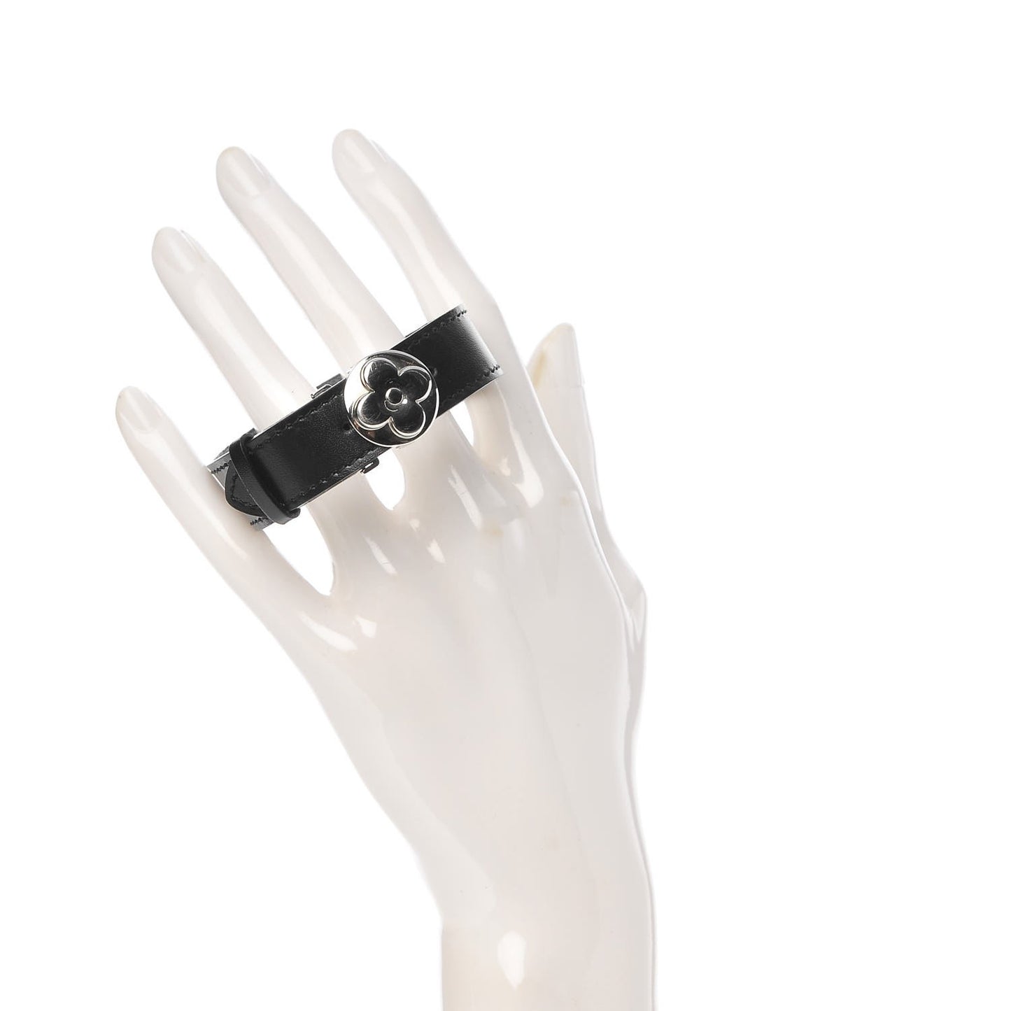 Mat Monogram Wish Bracelet Black