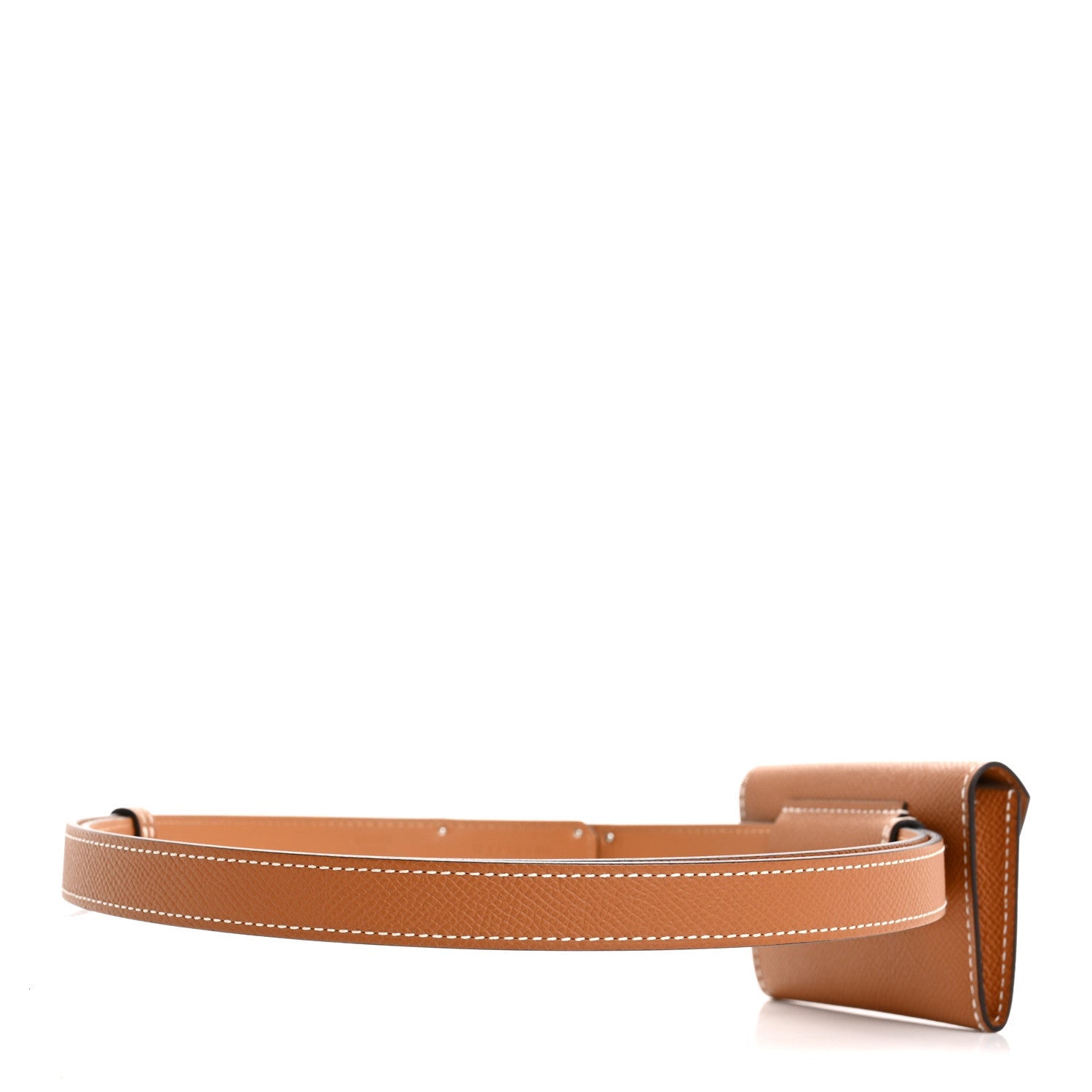 Hermes Epsom Kelly Pocket Belt Gold 2 of 4