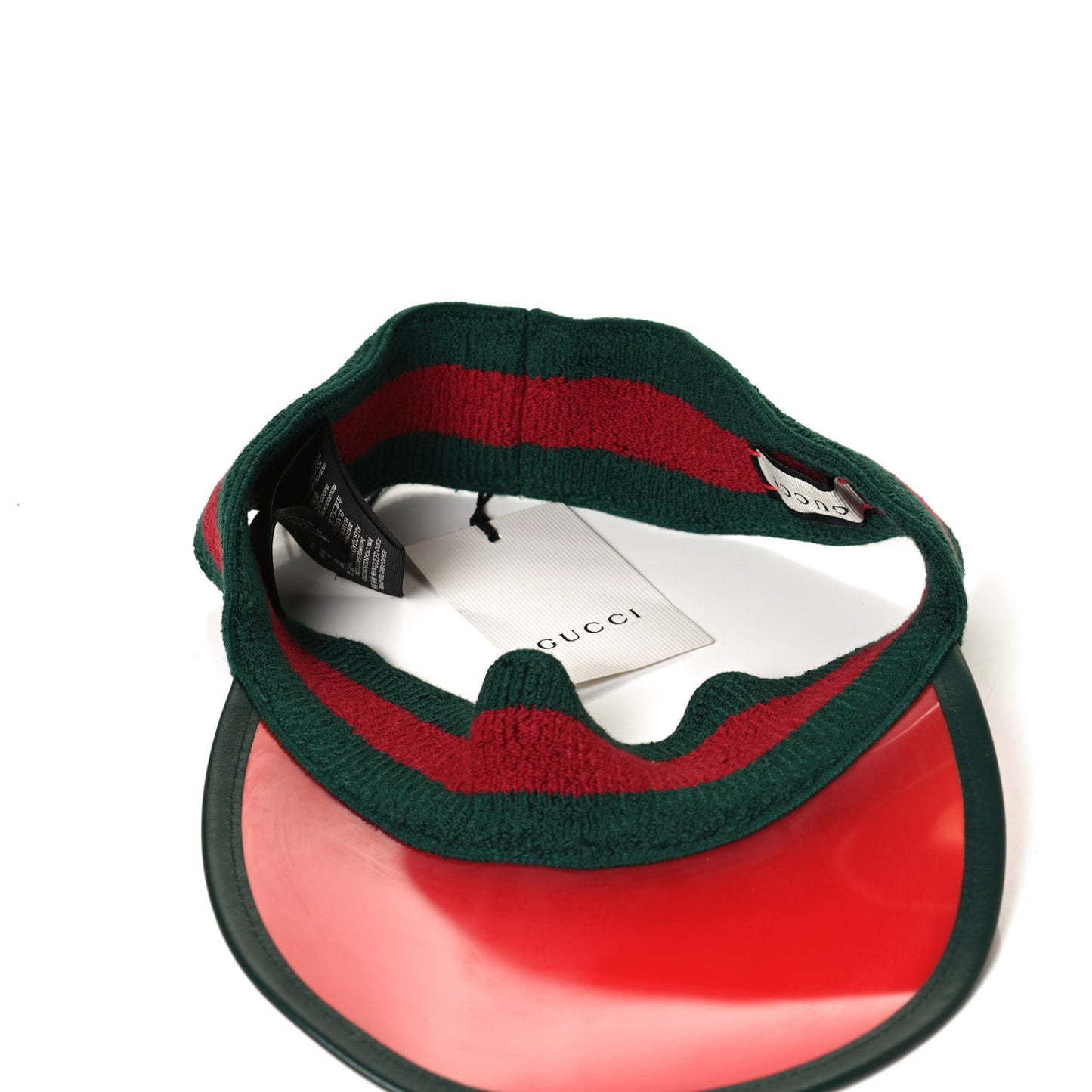 Vinyl Web Visor L Green Red