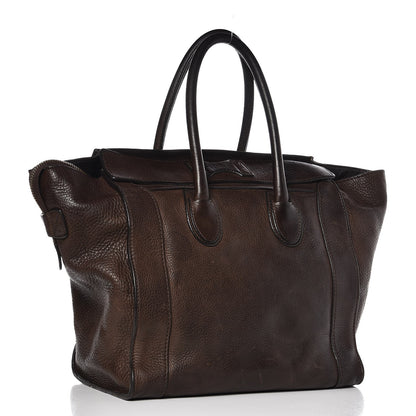 Celine Pebbled Calfskin Mini Luggage Brown 3 of 16