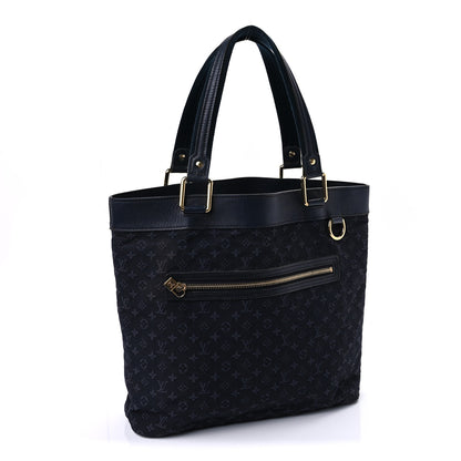 Louis Vuitton Mini Monogram Lucille GM Blue 2 of 8