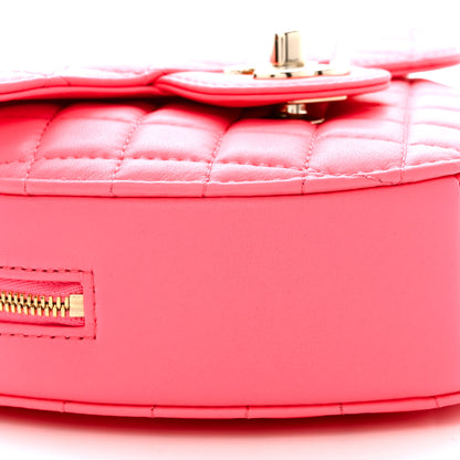 Chanel Lambskin Quilted CC In Love Heart Bag Pink 9 of 12