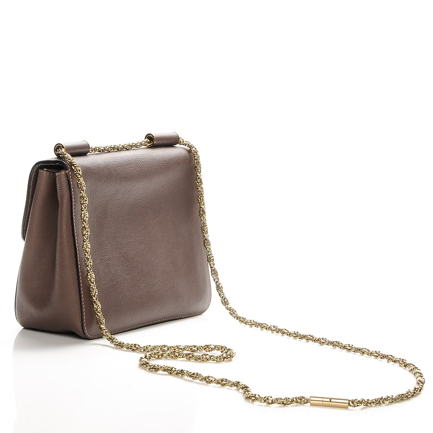 Goatskin Small Elsie Shoulder Bag Grimauve