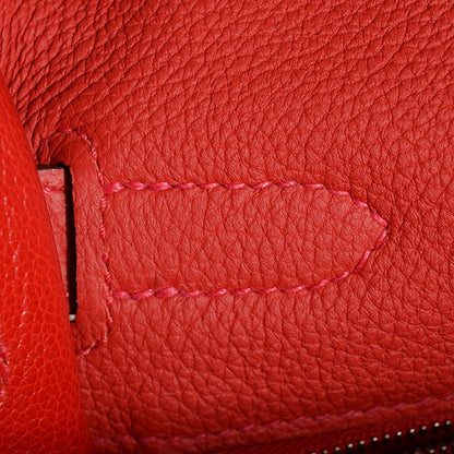 Hermes Togo Kelly Retourne 32 Vermillion 19 of 26