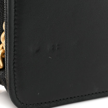 Chanel Caviar Quilted Boy Wallet On Chain WOC Black 13 of 14