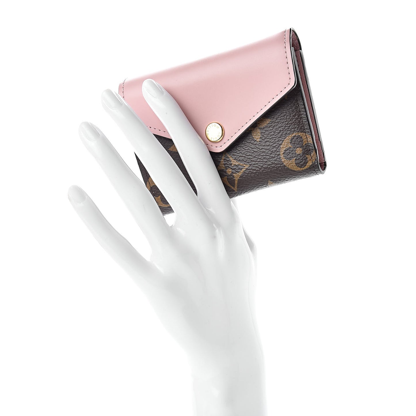 Monogram Zoe Wallet Rose Ballerine