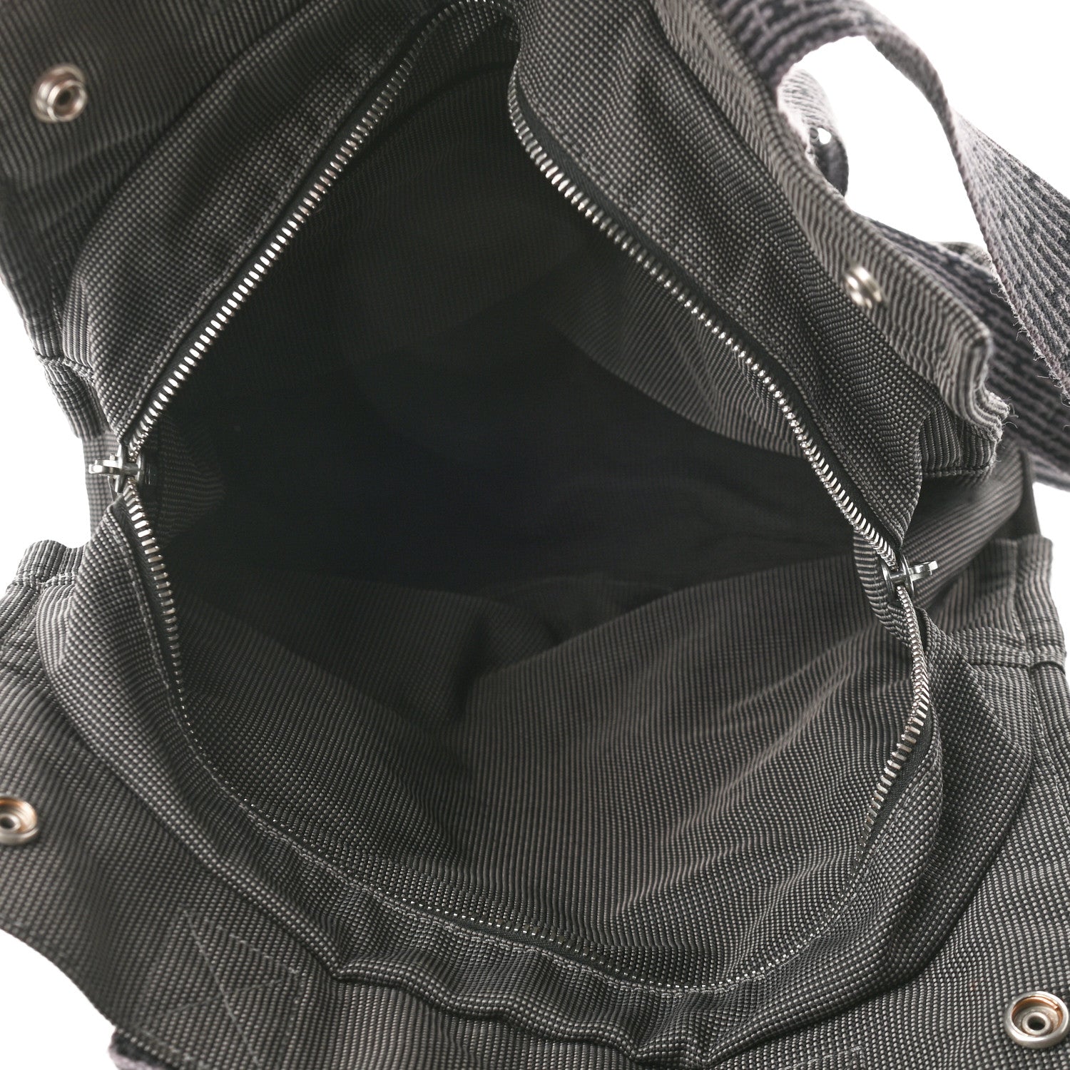 Hermes Canvas Herline Backpack Grey 5 of 9