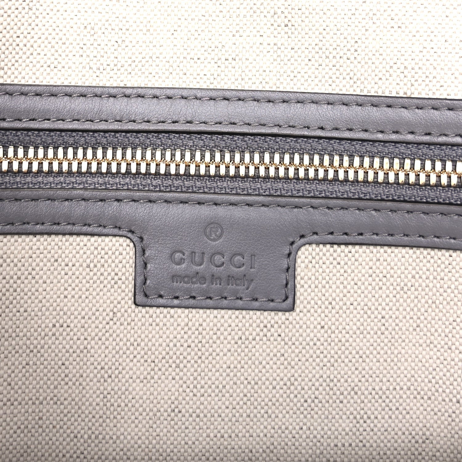 Gucci Calfskin GG Matelasse Medium Duffle Bag Dusty Grey Natural 5 of 8