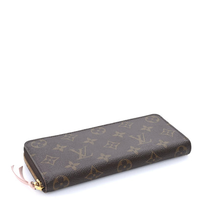 Louis Vuitton Monogram Clemence Wallet Rose Ballerine 5 of 7
