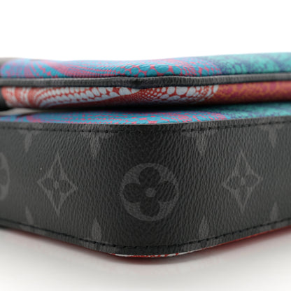 Louis Vuitton LV x YK Monogram Eclipse Reverse Pumpkin Trio Messenger 8 of 9